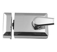 Loops High-Quality 90mm Polished Chrome Roller Bolt Night Latches For Enhanced Security - Bolt Latch