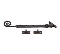 Loops High-Quality Curly Tail Casement Stays In Beeswax Finish - 245X15X6mm - Window Peg Bar