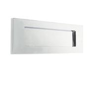 Loops High-Quality Polished Chrome Letterplates 305X100mm For Modern Interiors - External Front Door Letter Box Plate
