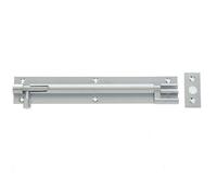 Loops High-Quality Satin Chrome Brass Necked Barrel Bolts 100X25mm For Enhanced Security - Door Bolt
