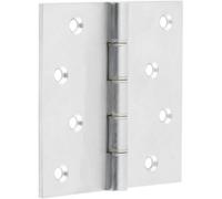 Loops High-Quality Satin Chrome Projection Hinge 102X102X3mm For Seamless Functionality - Door Hinges