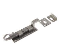 Loops High-Quality Shepherds Crook Necked Bolts 102mm In Durable Pewter Finish - Door Bolt Lock