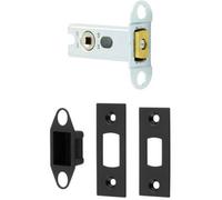 Loops High Security Heavy Duty Tubular Deadbolts - 64mm In Stylish Black Finish - Door Bolt