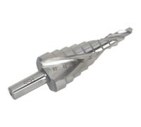 Loops HSS 4341 Spiral Flute Step Drill Bit - 4mm to 22mm Holes - Precision Drilling Loops Multicolor