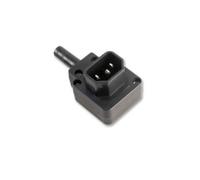 Loops IEC Male C14 Vertical Right Angled 10A Connector Plug - Kettle Socket 90 Degree