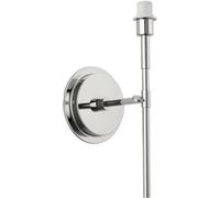Loops Indoor Bright Nickel Plate Wall Light - Dimmable 6W Led E14