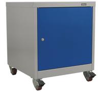 Loops Industrial Mobile Locker Cabinet - 1 Shelf - 4 x 60mm Wheels - High Quality Lock Loops Multicolor