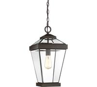 Loops IP23 1 Bulb Chain Lantern Light Western Bronze LED E27 60W MEDIUM Loops Multicolor