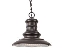 Loops IP23 1 Bulb Chain Lantern Restoration Bronze LED E27 100W Loops Multicolor