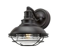 Loops IP43 Wall Light Sconce Old Bronze LED E27 60W Bulb Outside External Loops Multicolor