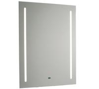 Loops IP44 LED Bathroom Mirror 70cm x 50cm Vanity Light IR Switch & Dual Shaver Socket | Size: 70 cm x 50 cm Loops Multicolor 70 cm x 50 cm