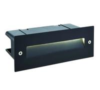 Loops IP44 LED Full Brick Light Textured Black & Angled Down Guide 2W Cool White Loops Black