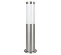 Loops IP44 Outdoor Bollard Light Stainless Steel 12W E27 450mm Driveway Lamp Post in Metallics Loops Metallics