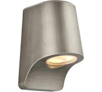 Loops Ip44 Outdoor Wall Light - Aged Pewter Die Cast Aluminimum - Brushed Silver Lamp