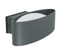 Loops IP44 Outdoor Wall Light Anthracite Aluminium & Steel 10W Built in LED