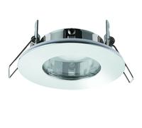 Loops IP65 Bathroom Slim Round Ceiling Downlight Chrome Plate Recessed LED GU10 Lamp Loops Multicolor