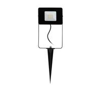 Loops IP65 Outdoor Ground Spike Light Black Aluminium 10W Built in LED Spotlight Loops Black