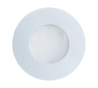 Loops IP65 Recessed Outdoor Wall Light White Cast Aluminium 1 x 5W GU10 Bulb