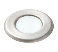 IP67 Outdoor LED Ground Light 0.8W Daylight White Steel Flush Decking Floor Lamp