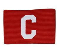 Loops Junior Captains Armband - Red - Football Rugby Sports Arm Bands Big C