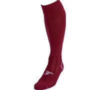 Loops Junior Size 8-11 Pro Football Socks - Plain Maroon - Ventilated Toe Protection