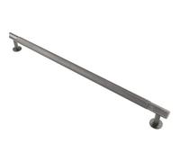 Loops Knurled Bar Door Pull Handle - 350mm X 13mm - 320mm Centres - Anthracite Grey