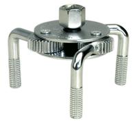 Loops Knurled Oil Filter Claw Wrench - 3/8" & 1/2" Sq Drive - 65mm to 110mm Capacity Loops Multicolor