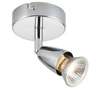 Loops LED Adjustable Ceiling Spotlight Chrome Plate Single GU10 Dimmable Downlight Loops Multicolor