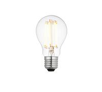 Loops LED Filament Lamp Bulb Dimmable 6W E27 GLS LED Clear Glass 2700k Warm White Loops White