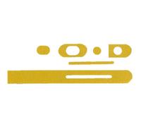 Loops Lever Action Flush Bolt Intumescent Strip Pack - Fire Smoke Door Frame Set