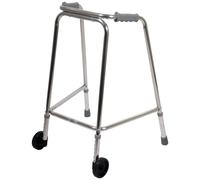 Loops Lightweight Aluminium Wheeled Walking Frame 690 to 790mm Adjustable Height Small Loops Multicolor