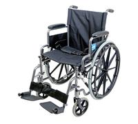 Loops Lightweight Self Propelled Steel Transit Wheelchair - Foldable Design - Hammered in Metallics Loops Metallics
