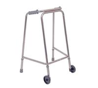 Loops Lightweight Ultra Narrow Walking Frame With Wheels - 490mm Width - Medium Size For Comfort