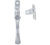 Lockable Victorian Casement Window Fastener 57 x 13mm Polished Chrome