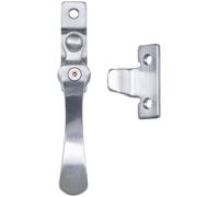 Loops Lockable Victorian Casement Window Fastener 57 x 13mm Satin Chrome Loops Multicolor