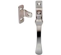Lockable Victorian Casement Window Fastener 57 x 13mm Satin Nickel