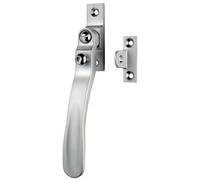 Loops Lockable Victorian Casement Window Fastener 57mm x 13mm Satin Chrome Loops Multicolor