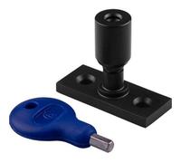 Loops Locking Casement Window Stay Pin Holder 28.5mm Fixing Centres Powder Coat Black