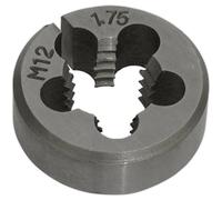 Loops M12 x 1.75mm Metric Split Die - Quality Steel - Bar / Bolt Threading Bit & Case in Metallics Loops Metallics