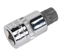 Loops M16 x 55mm Spline SECURITY Socket Bit - 1/2" Sq Drive - For Audi & VW Gearbox Loops Multicolor