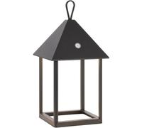 Loops Matt Black Dimmable Table Lamp - Usb Chargeable Led Light - Modern Ip44 Outdoor Hanging