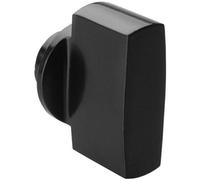 Loops Matt Black Large Cylinder Thumbturn Adapter - Twist Turn