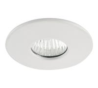 Loops Mini Recessed Downlight Fixture - 4W Cool White COB LED Driver - Matt White Loops White