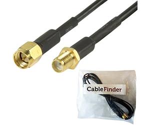 Loops OFFICIAL - 2M SMA Male to Female Coaxial Extension Cable -WiFi Router Antenna Aerial- 50OHM