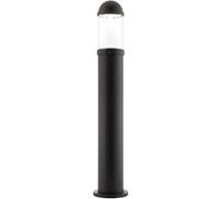 Loops Outdoor Bollard Post Light - 20W CCT LED Module - Textured Black Aluminium Alloy & Polycarbonate - Colour Changing Technology - IP65 Rated - Root Kit Included - Pathway LED Lighting