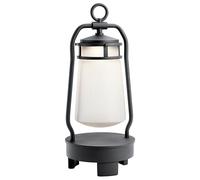 Loops Outdoor IP44 Integrated LED Bluetooth Lantern Textured Black LED 3W d01748 Loops Black