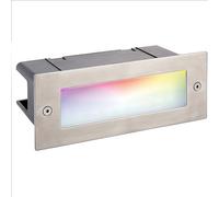 Loops Outdoor IP44 SMART RGB Brick Light - 3.5W RGB LED - Marine Grade Stainless Steel in Metallics Loops Metallics