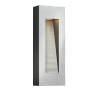 Loops Outdoor IP44 Twin Wall Light LED Down Lighter Titanium & Satin Black LED 7W Loops Black