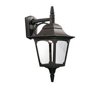 Outdoor IP44 Wall Light Sconce Black LED E27 100W Bulb External d00306