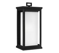 Loops Outdoor IP44 Wall Light Textured Black LED E27 75W d00942 Loops Black